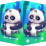 applock live theme panda android application logo